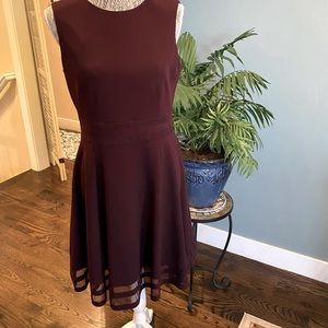 Calvin Klein Purple Swing Dress